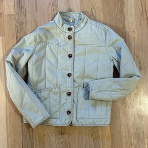 a.n.a Light Blue Quilted Jacket